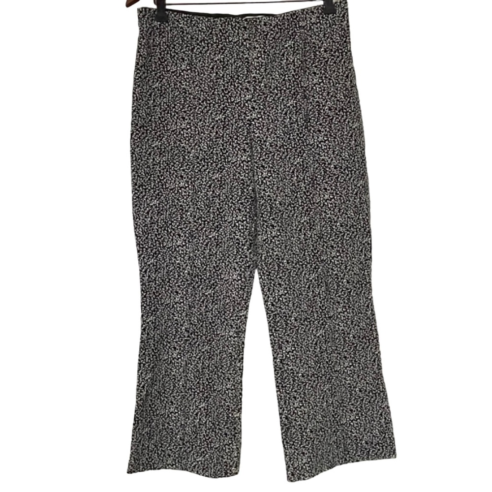 Anthropologie Black and White Cropped Pants - Picture 2 of 15